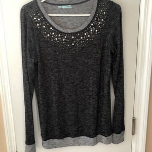 Embellished Maurice’s lightweight sweater